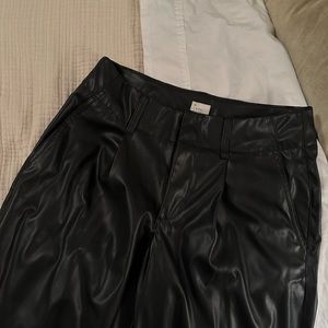 Black leather Target pants. A new day.